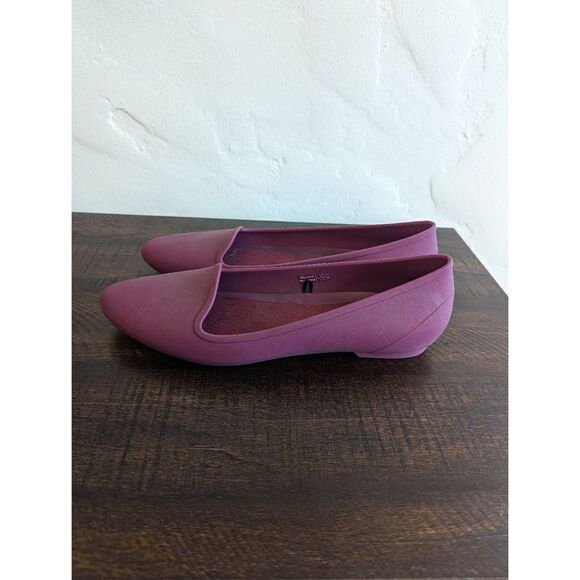Crocs Iconic Comfort Eve Pointed Toe Ballet Flat Shoes - Size 8 - Picture 2 of 9